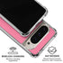 Bubble Gum Pink Pixel 9/9 Pro Clear Case